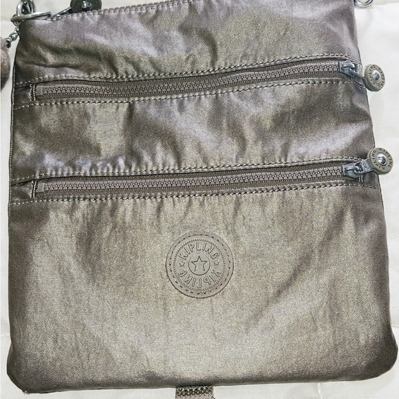 Kipling Metallic Pewter Crossbody Bag - Picture 4 of 8